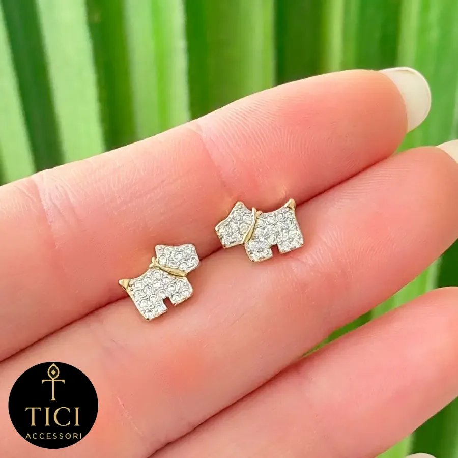 Brinco Cachorrinho Brilhante P