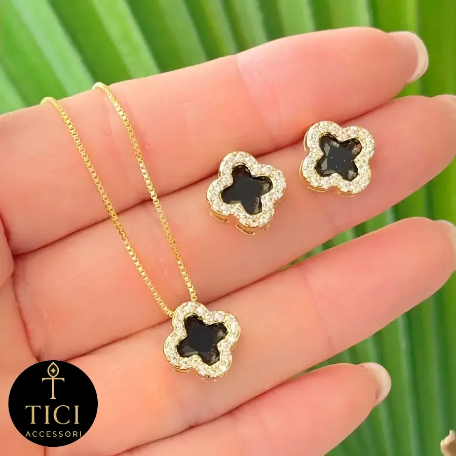 Conjunto Trevo de Citrino