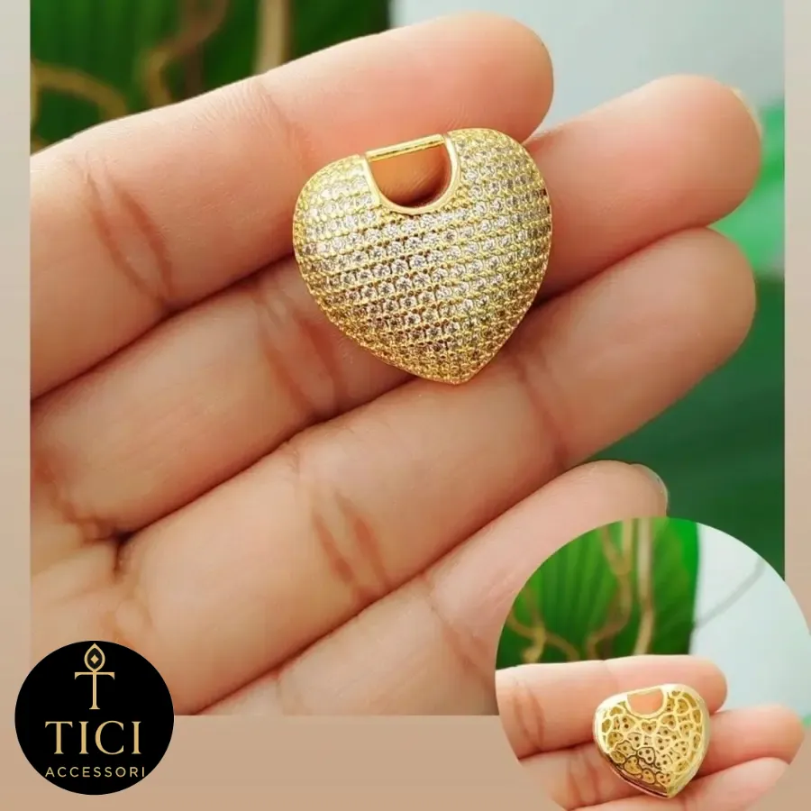 Pingente Coração Radiante