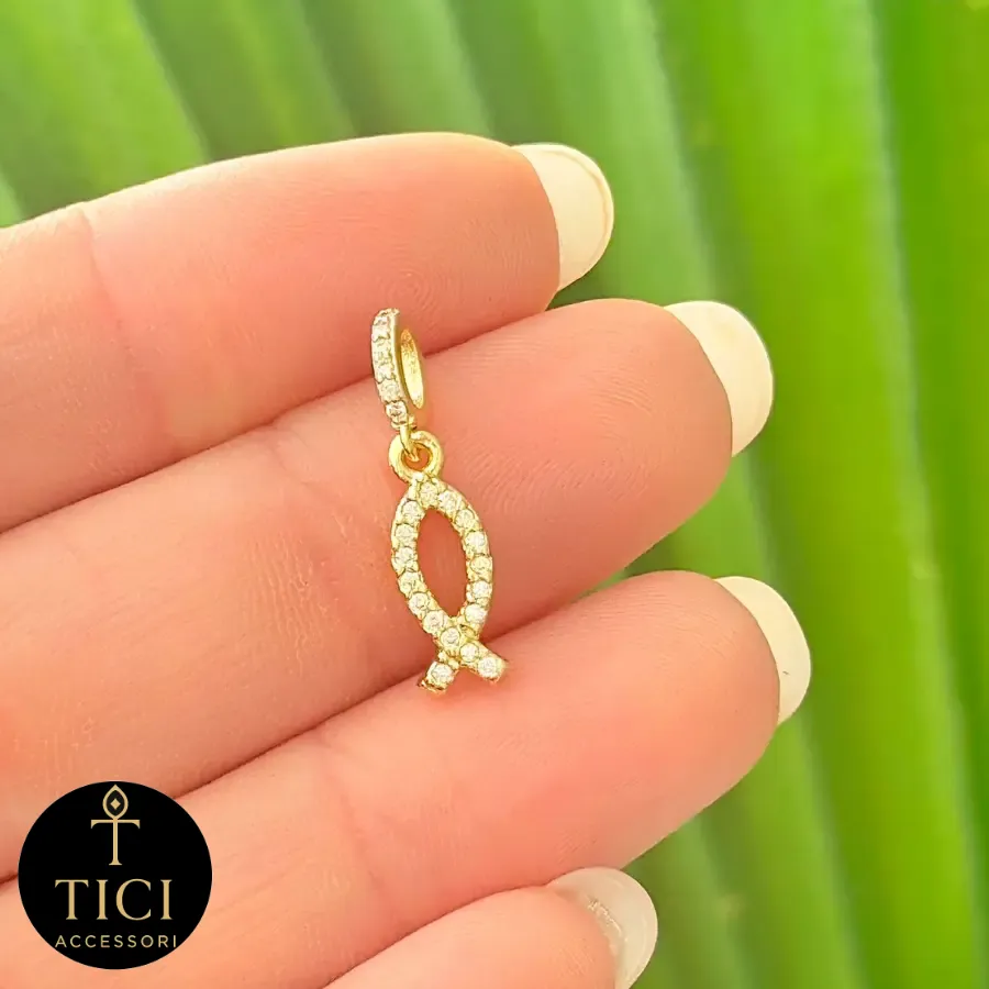 Pingente Peixinho de Fé e Brilho