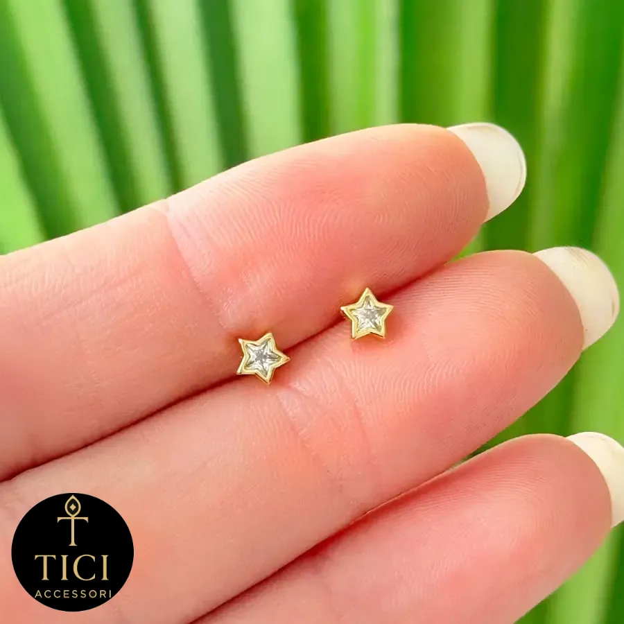 Brinco Estrelinha Ponto de Luz