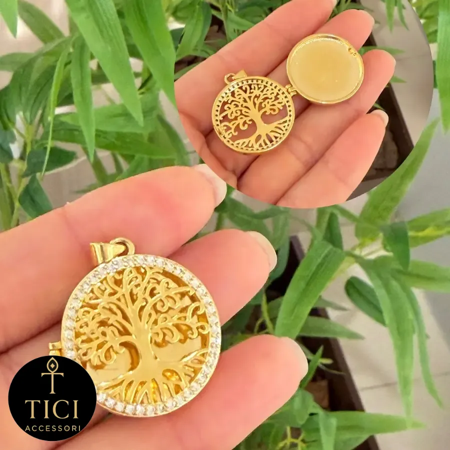 Relicário Árvore da Vida Iluminada