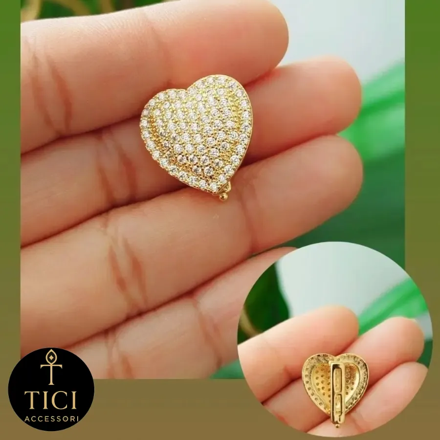 Berloque Coração Radiante