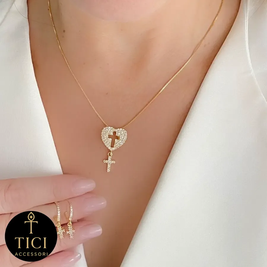 Colar Amor Divino com Brilho