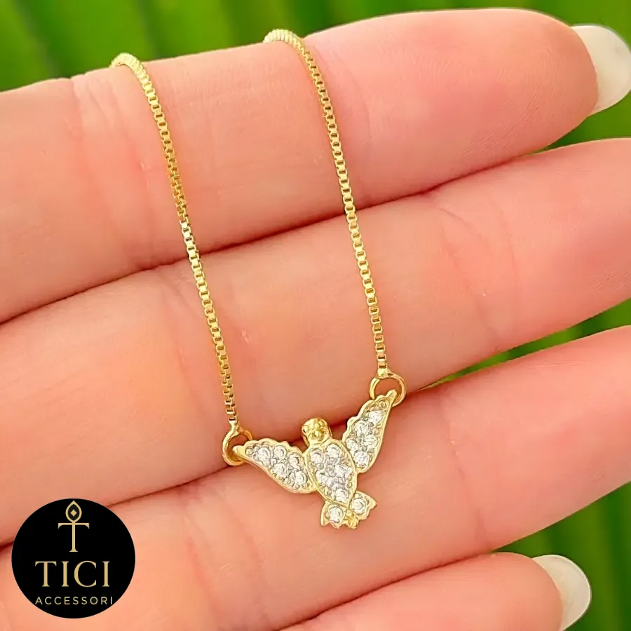 Colar Espírito Santo Dourado