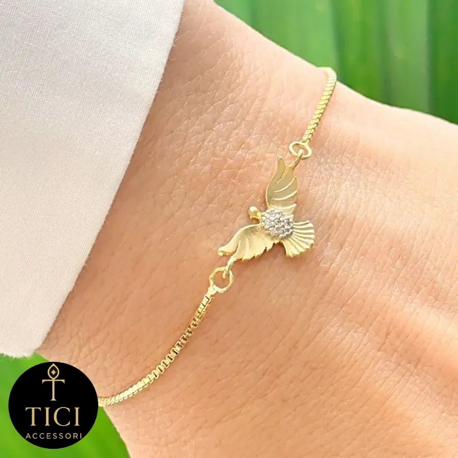 Pulseira Gravata Espírito Santo com Brilho