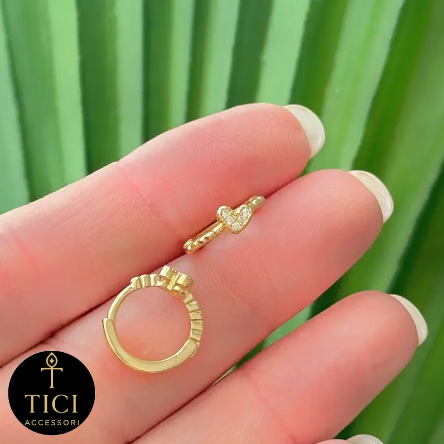 Argolinha Coração de Luz