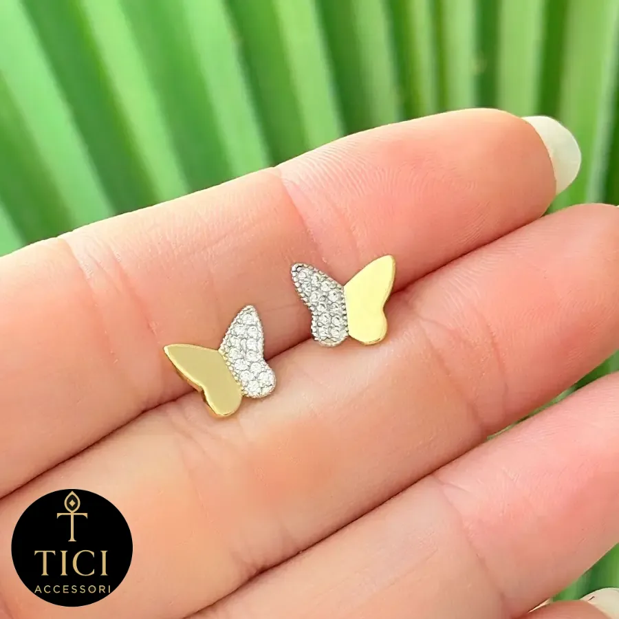 Brinco Borboleta Asa de Luz