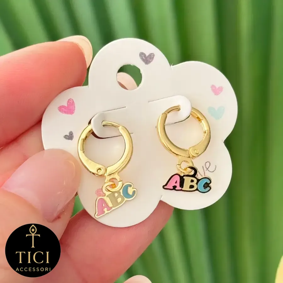 Argola Infantil ABC Colorida