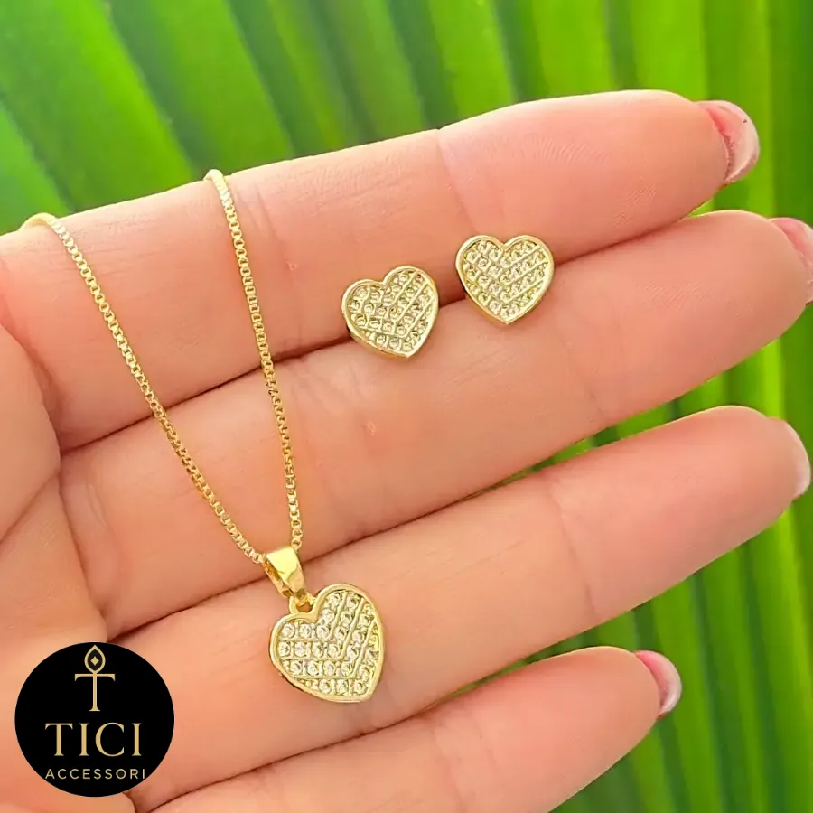 Conjunto Coração Radiante