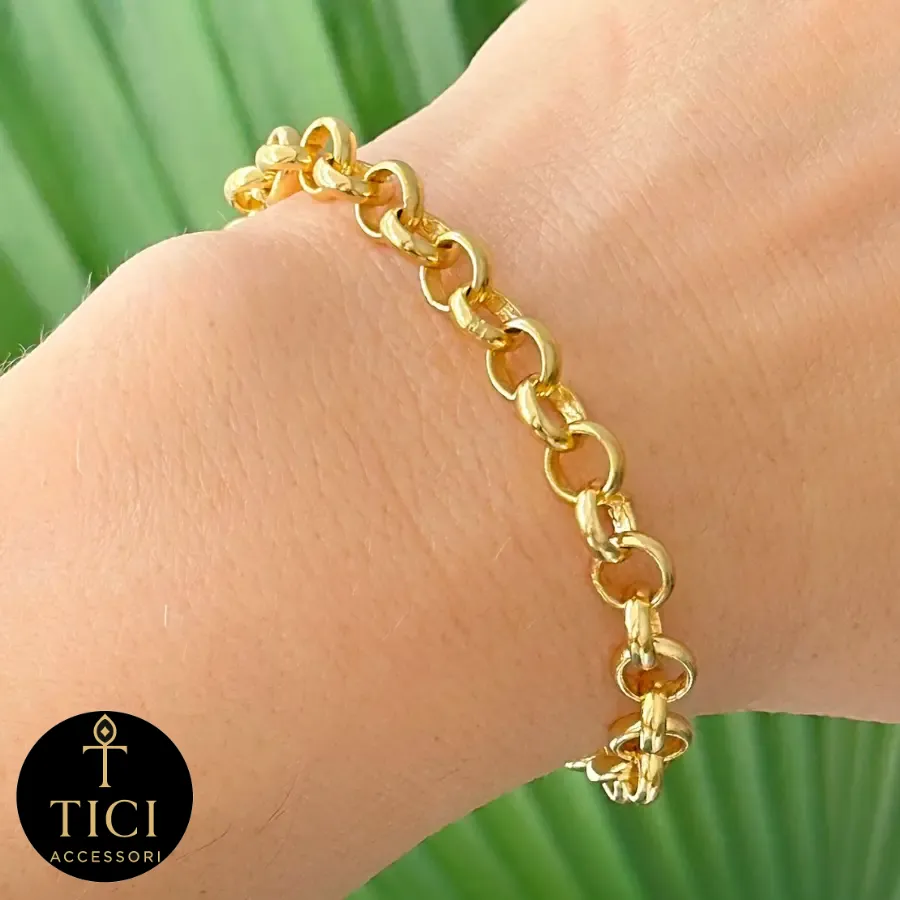 Pulseira Elos Portugueses Dourada