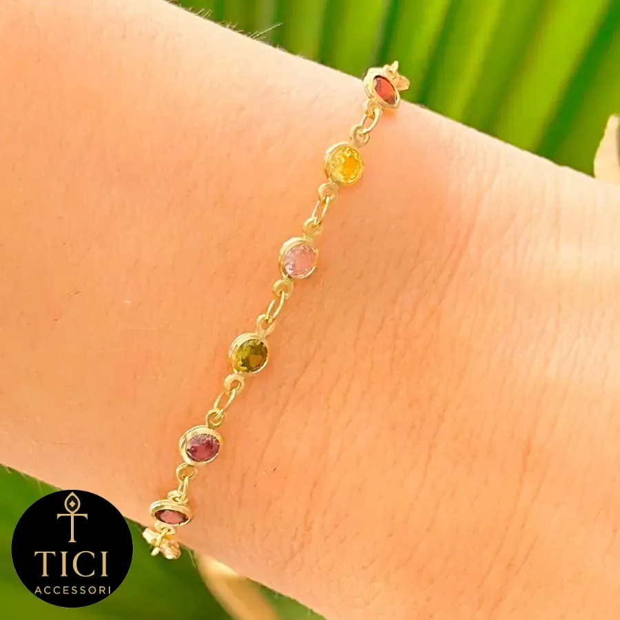 Pulseira Brilho Multicolorido