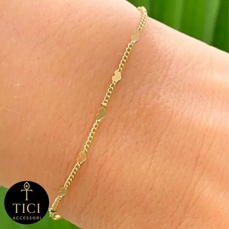 Pulseira Corações Graciosos