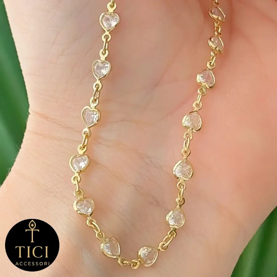 Gargantilha Corações de Luz