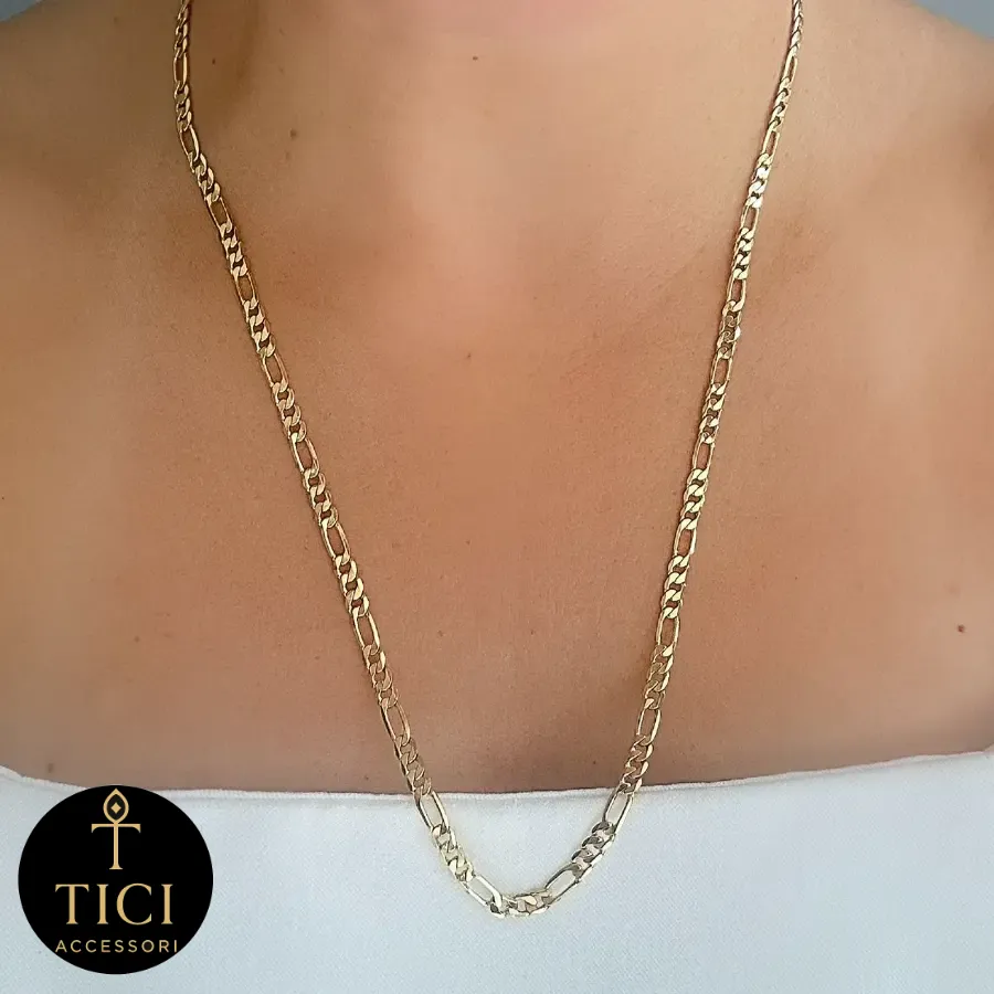 Colar Elo Figaro Dourado