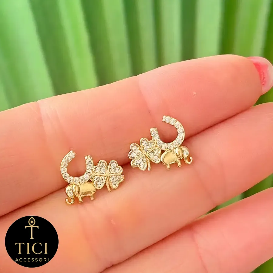 Brinco Patuá da Sorte Cravejado