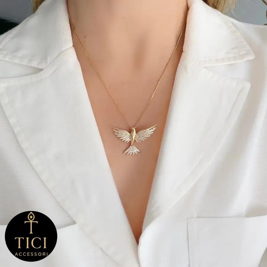 Colar Espírito Santo com Zircônias