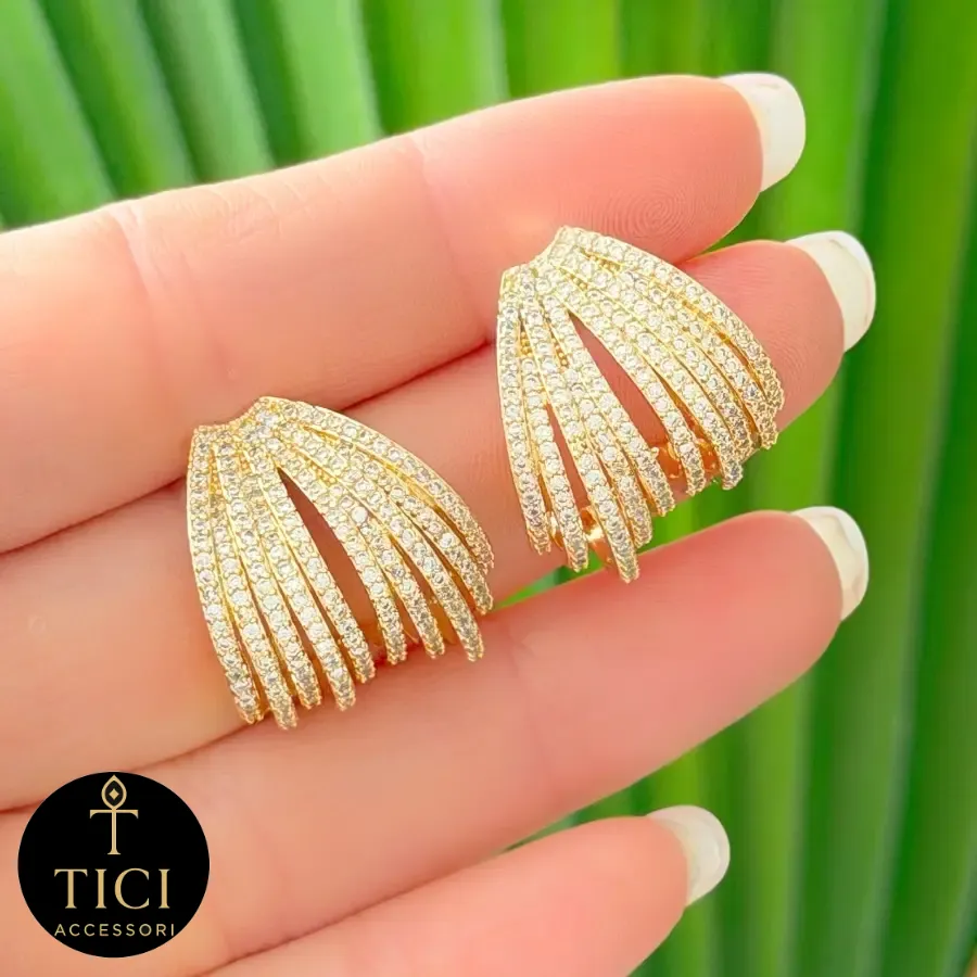 Brinco Garra Cravejado